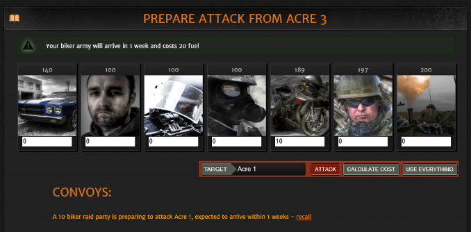 Prepare attack from Acre location Prepare attack from Acre location